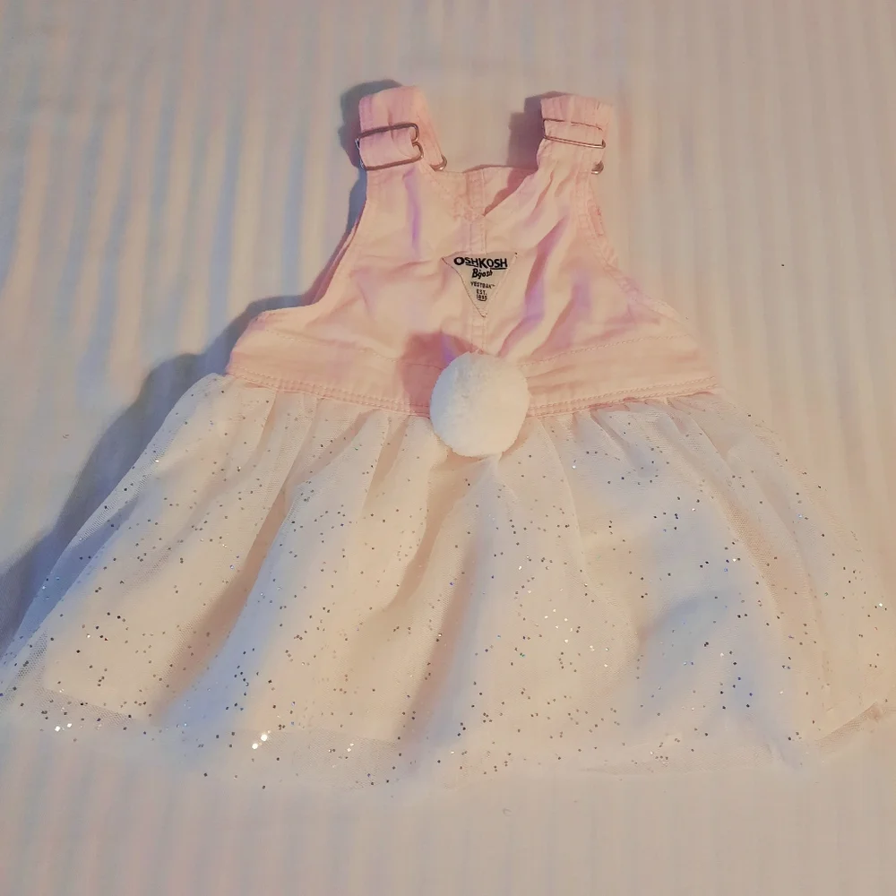 Oshkosh B'gosh Bunny Glitter Jumper Dress Size 18M